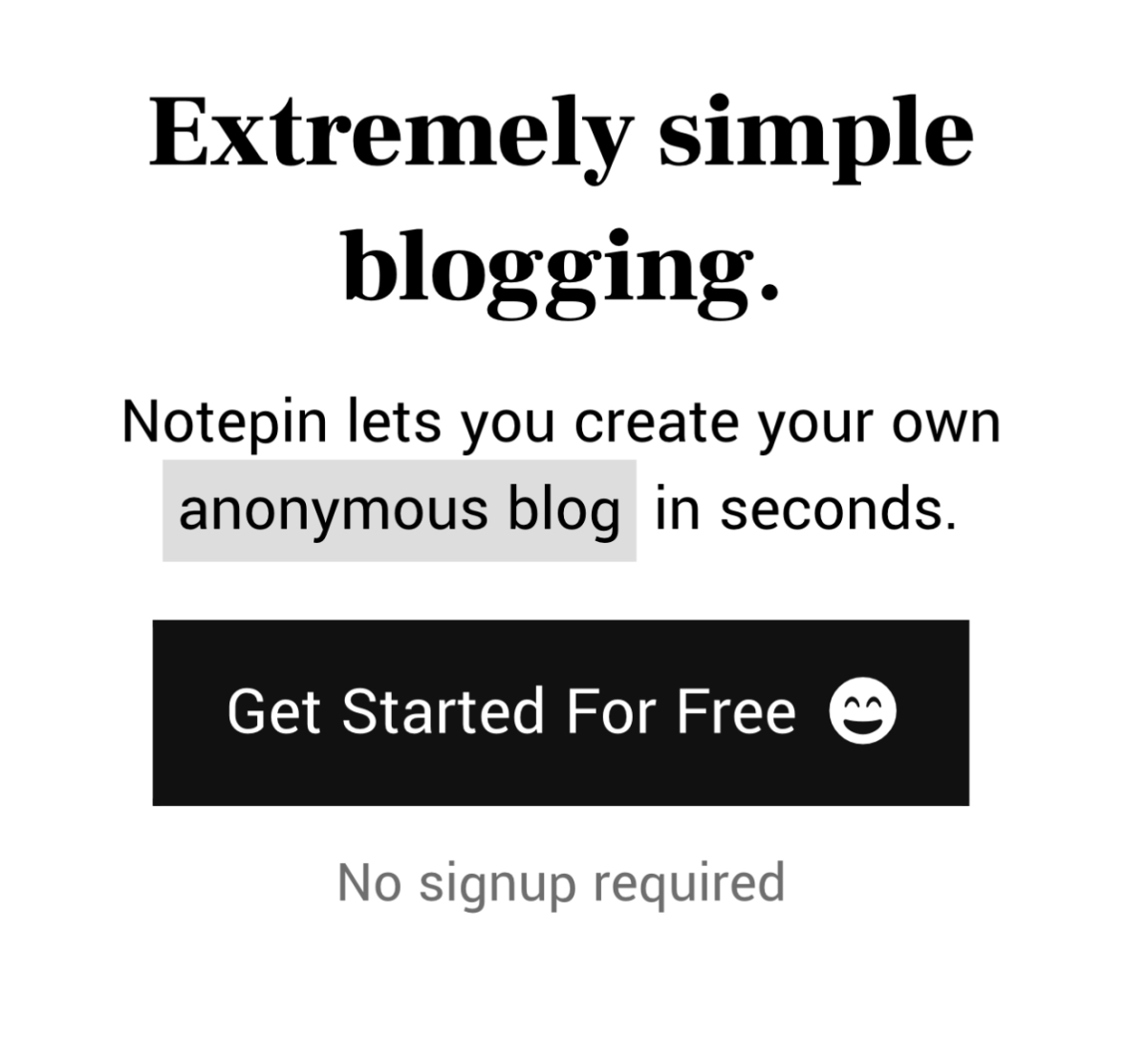 Notepin — Extremely Simple Blogging by Osman&nbsp;@OKozzie_